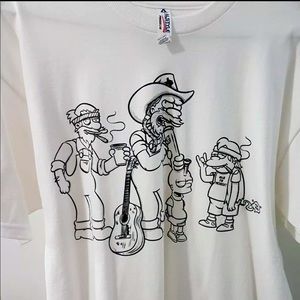 The Simpsons - Willie Nelson shirt